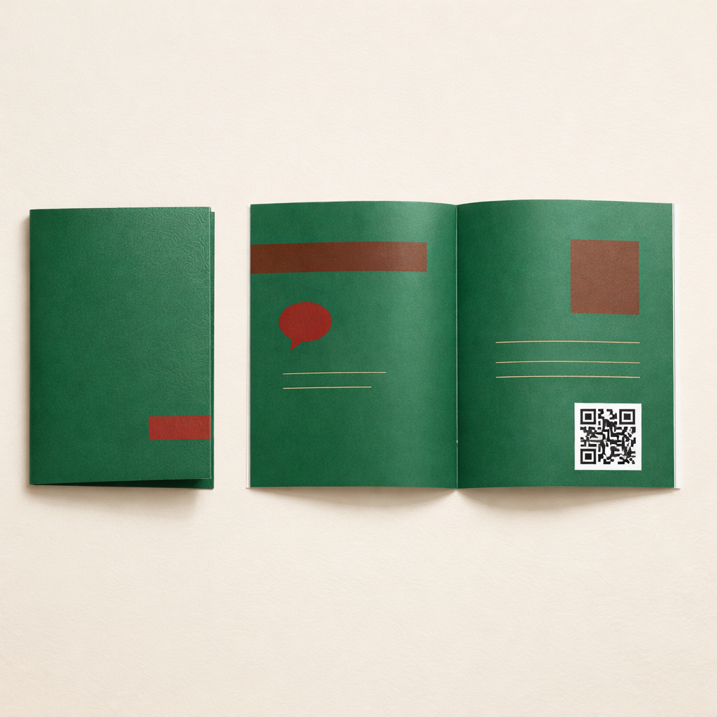 Livret Premium 8 pages — Présentation & Catalogue